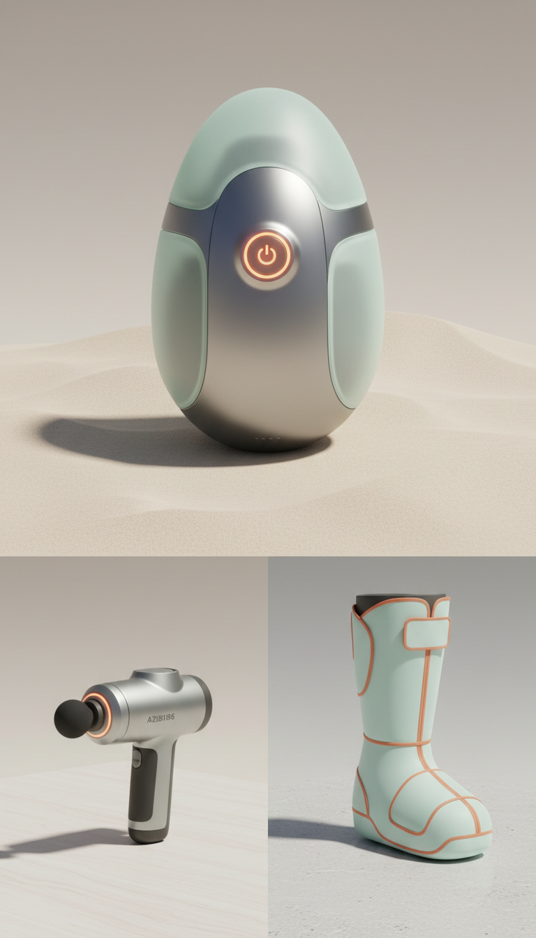 Percussive Recovery Massage Device