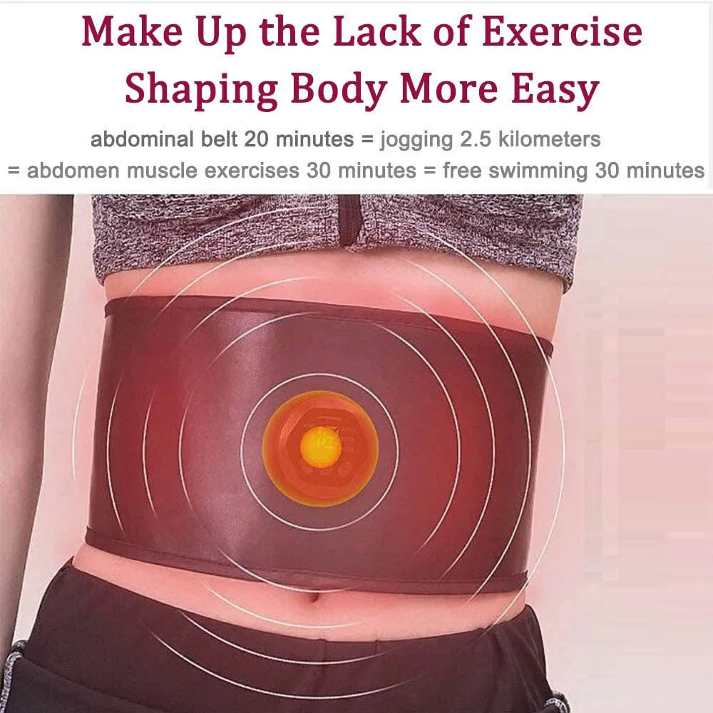 Electric ABS Stimulator Belt - EMS Abdominal Exerciser for Fitness Training