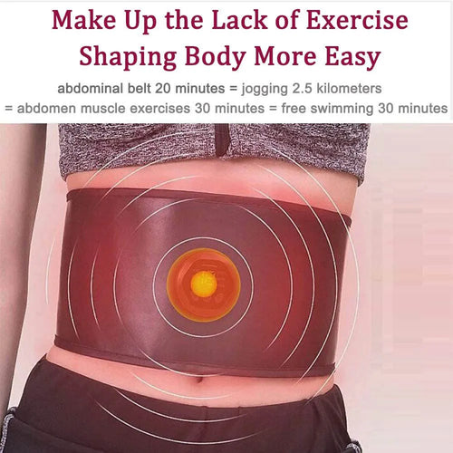 Electric ABS Stimulator Belt - EMS Abdominal Exerciser for Fitness Training