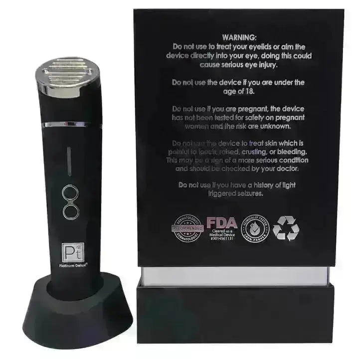 LED Red Light Therapy Facial Device – Anti-Aging Skin Rejuvenation