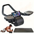 Automatic Rebound Abdominal Wheel with Elbow Pad