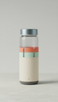 Glass Hydration Tracking Water Bottle