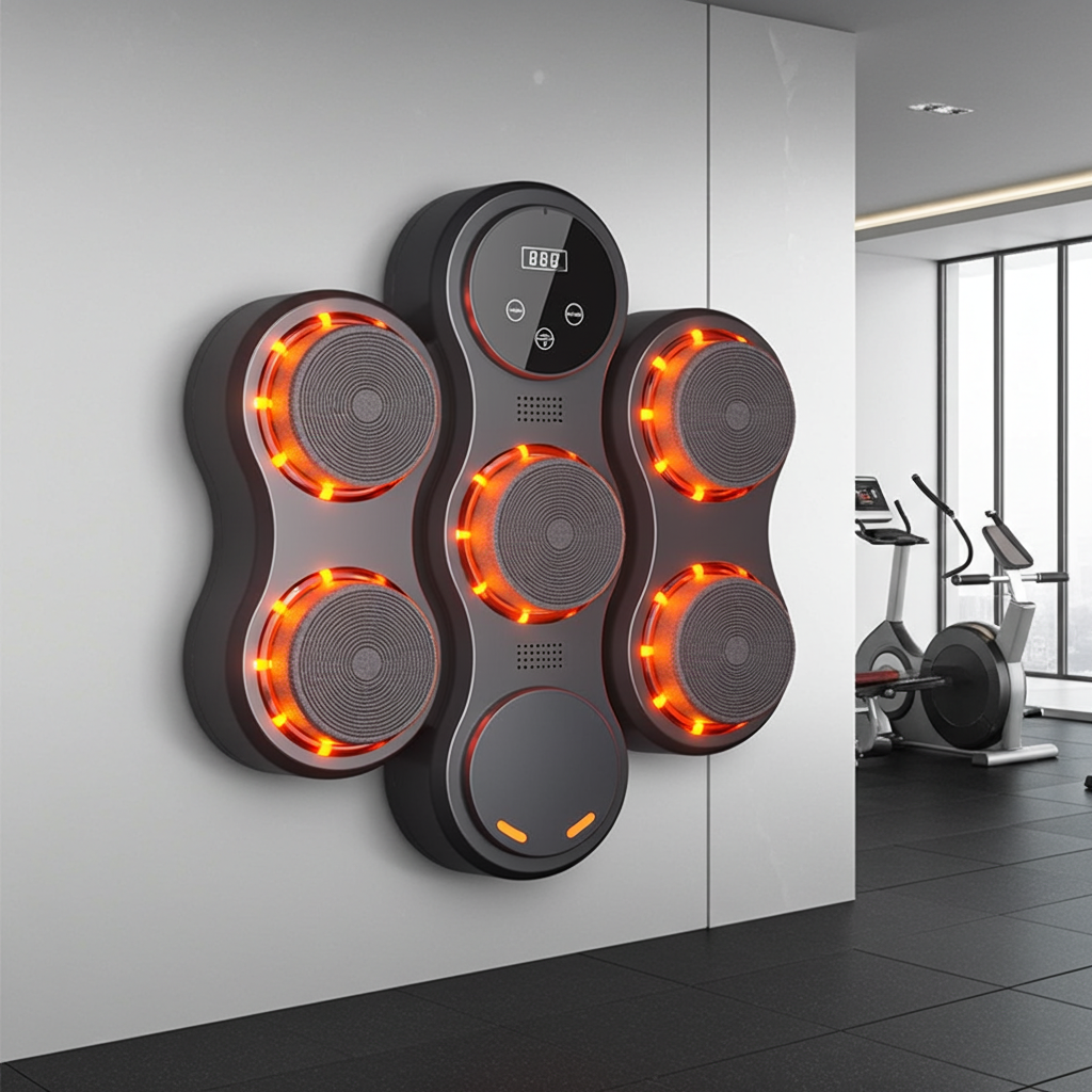 Smart Home Music Boxing Machine Adjustable Response Training Equipment