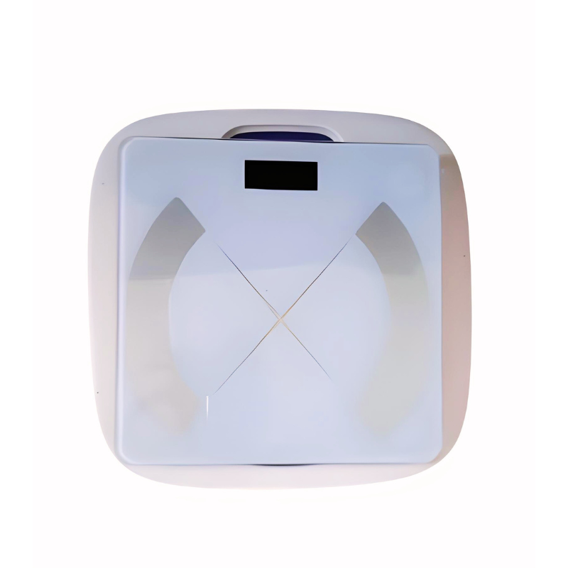 Smart Bluetooth Body Fat Scale – Weight & Body Fat Tracker, 180kg Capacity, LCD Display, White