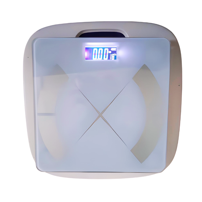 Smart Bluetooth Body Fat Scale – Weight & Body Fat Tracker, 180kg Capacity, LCD Display, White